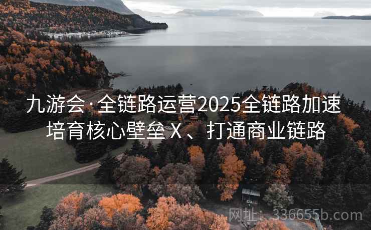 九游会·全链路运营2025全链路加速 培育核心壁垒Ⅹ、打通商业链路